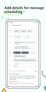 ScheduleUp: Auto Messaging app