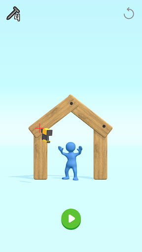 Android application Wood Nails Puzzle screenshort