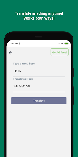 Sepedi English Translator Screen 2