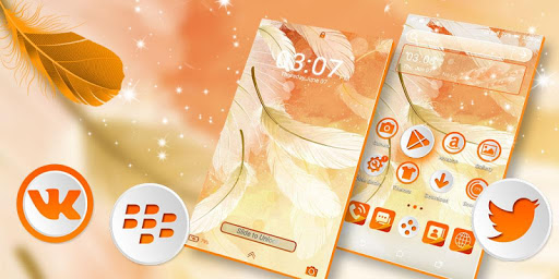 Feather Light Launcher Theme Screen 2