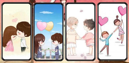 Cartoon Couple Wallpaper