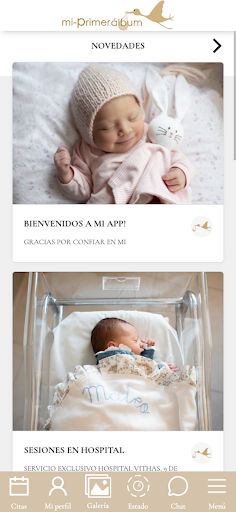 Android application mi-Primer álbum screenshort