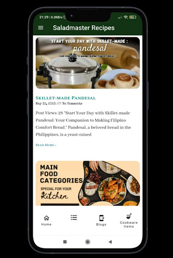 Saladmaster Recipes Screen 3