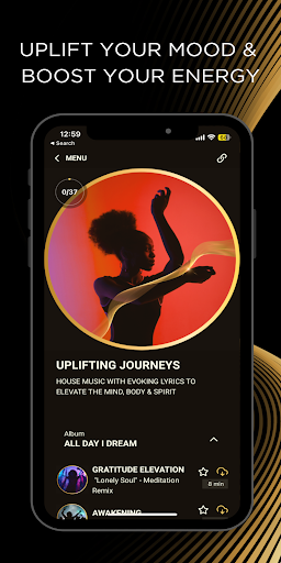 Screenshot of MEYA: Transform with Music
