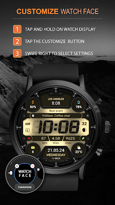 WFP 330 Digital LCD Watch Faceのおすすめ画像4