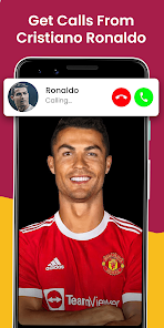 Cristiano Ronaldo Call Chat Apps bei Google Play