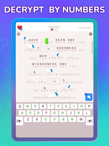 Screenshot of Worder: Logic Word Search Game