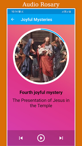 The Holy Rosary Audio Offline Screen 2