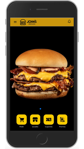 Android application John's Burgers 2.0 screenshort