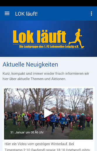 Android application Die LOK-Laufgruppe screenshort