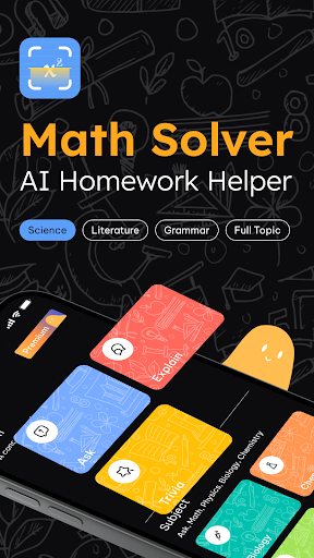 Android application Math Solver AI Homework Helper screenshort