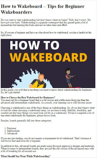 How to Wakeboard Screen 3