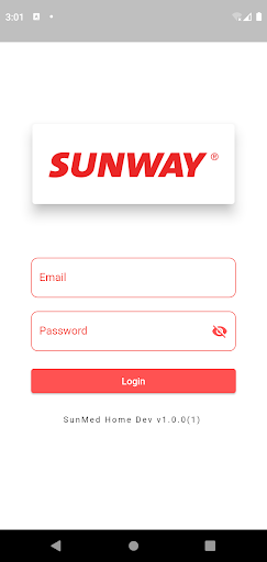Android application SunMed Home screenshort