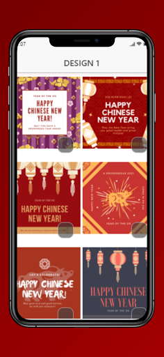 Chinese New Year 2021 CNY Greeting Cards