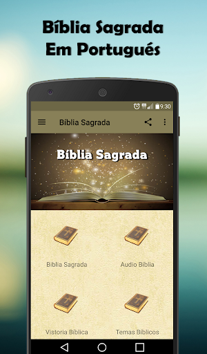 Android application Bíblia Sagrada em Português screenshort