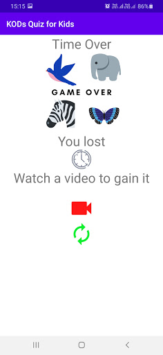 Animal & Birds Quiz Screen 3