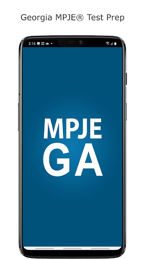 Android application MPJE Georgia Test Prep screenshort