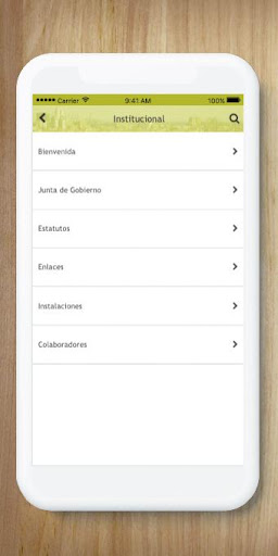 App Colegio de Mediadores de S Screen 2