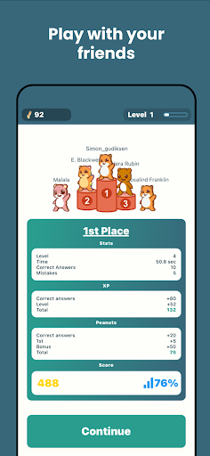 Planet Peanut - Learn, Compete Screen 2