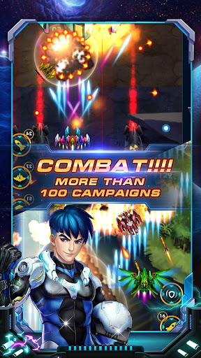 Télécharger New Galaxy War - Alien Space Shooter Games 2019 APK MOD (Astuce) screenshots 3