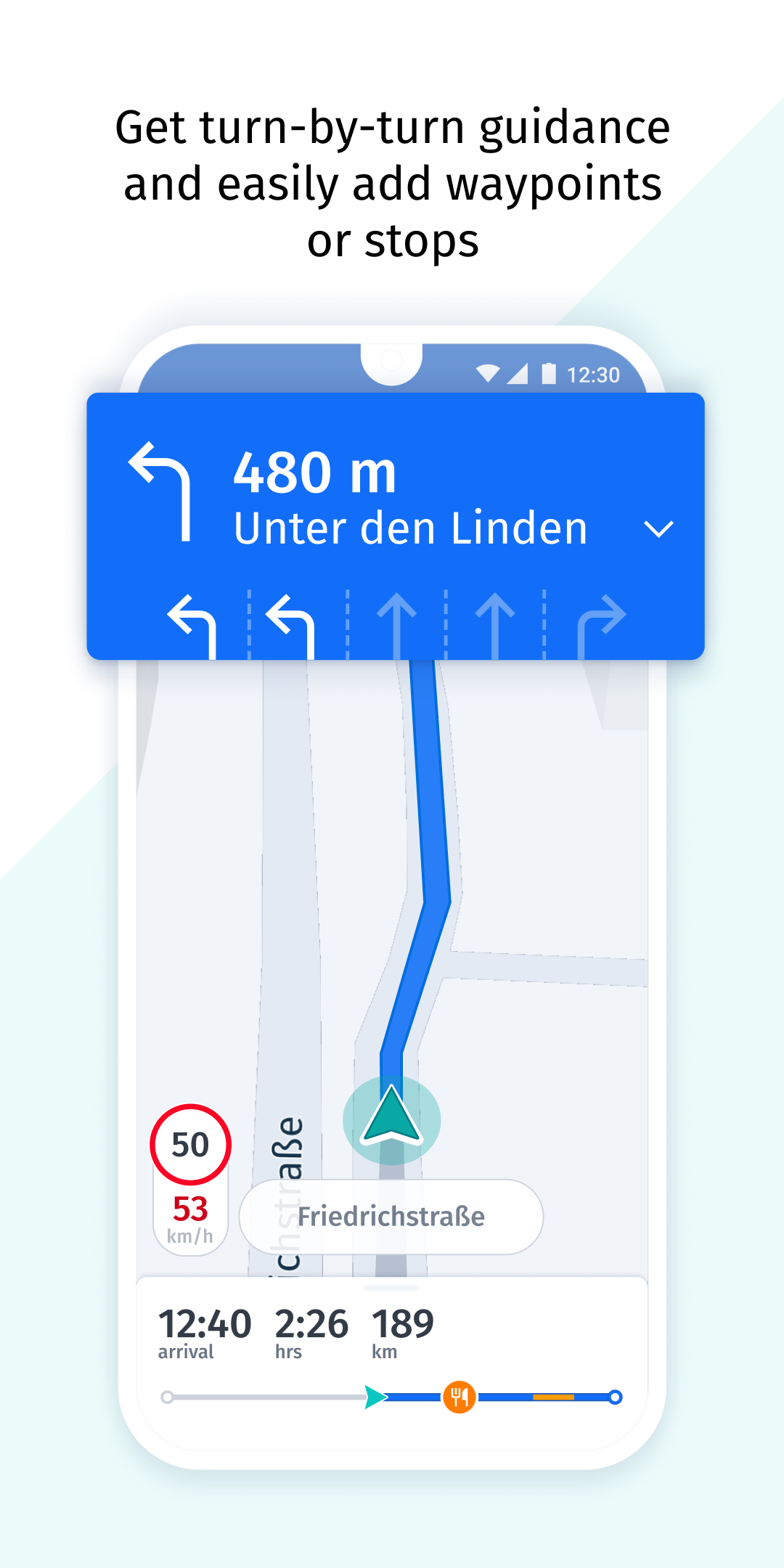 Android application HERE WeGo: Maps & Navigation screenshort