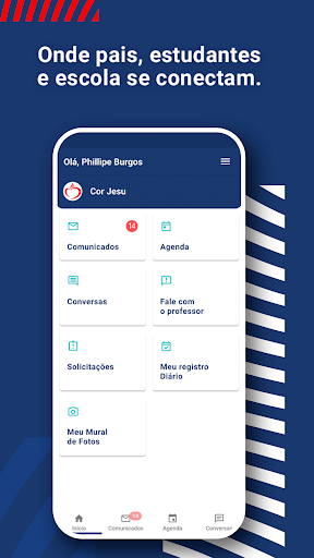Android application Cor Jesu screenshort