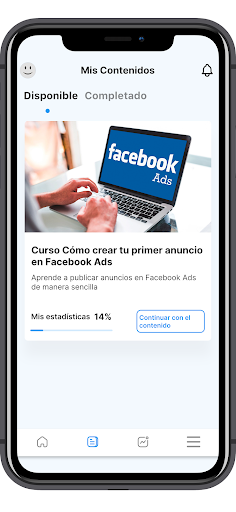 Android application Academia screenshort