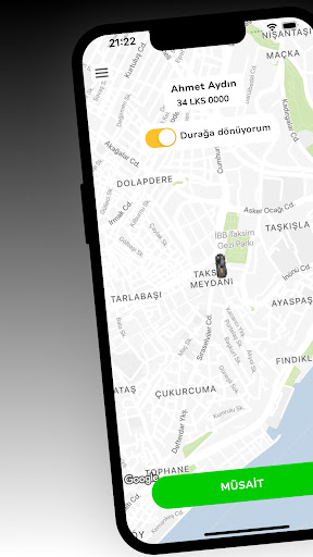 Android application Laksi Sürücü screenshort