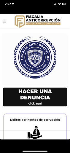 Denuncia Anticorrupción Screen 2