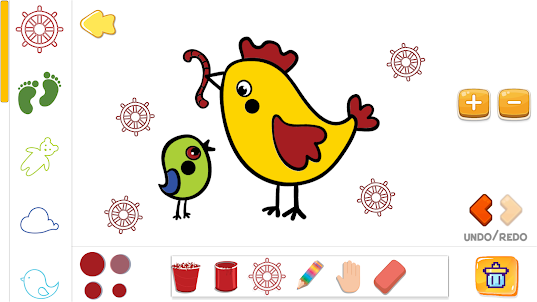 Funny Chicken Coloring Book