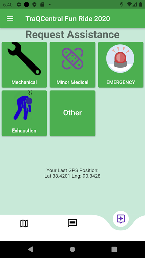 TraQCentral Participant Screen 2