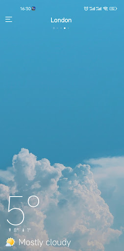 Android application Weather Live screenshort
