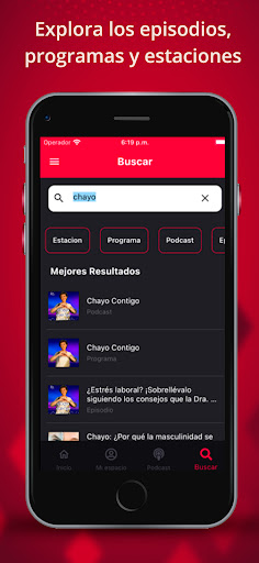 Android application Radio Centro screenshort