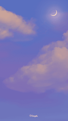 카카오톡 테마 - 하늘_고요한 새벽のおすすめ画像1