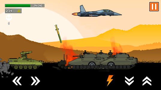 2D Tank War: Battle Tanks Game