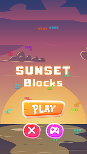 Sunset Blocks Puzzle Game