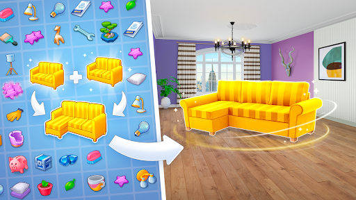 Merge Design: Home Makeover - Puzzle - games