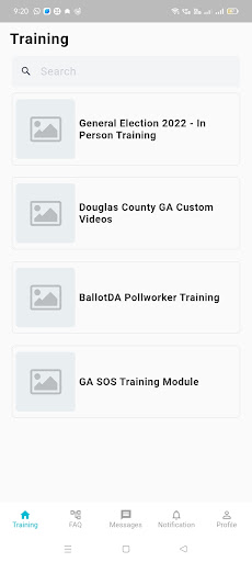 Android application BallotDA: Election App screenshort