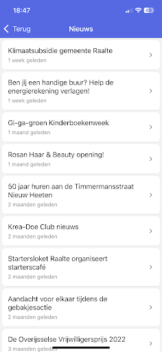 Dorpsapp Nieuw Heeten Screen 2