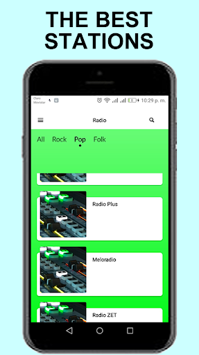 Android application Radio Plus screenshort