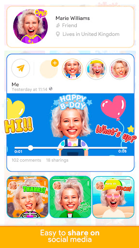 Greeting cards with messages Screen 3