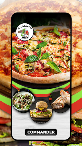 Android application Andiamo Pizza Brétigny screenshort