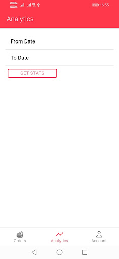 RestroCafe Owner App Screen 2
