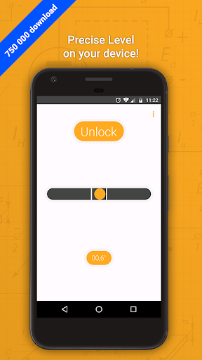 Android application Bubble level screenshort