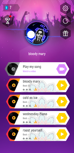 OST Wednesday addams Hop tiles