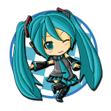 3D Miku finger-guessing game icon
