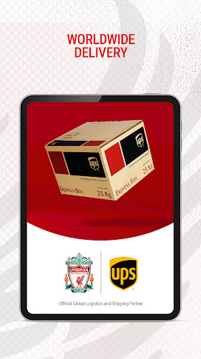 Screenshot of Official Liverpool FC Store