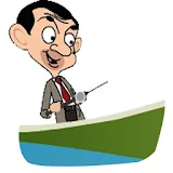 Mr.Bean Fishing Game For Kids icon