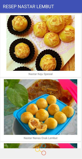 Android application Resep Nastar Lembut screenshort