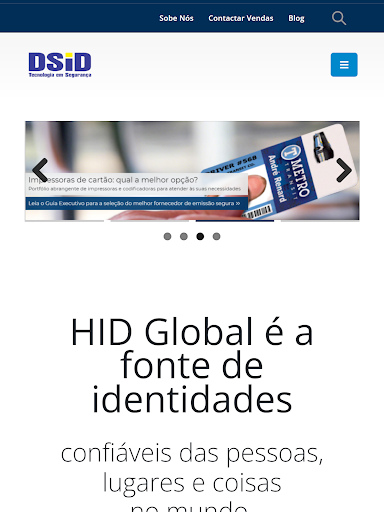Android application DSID Tecnologia em Segurança screenshort